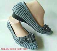 Sepatu Pesta Rajut